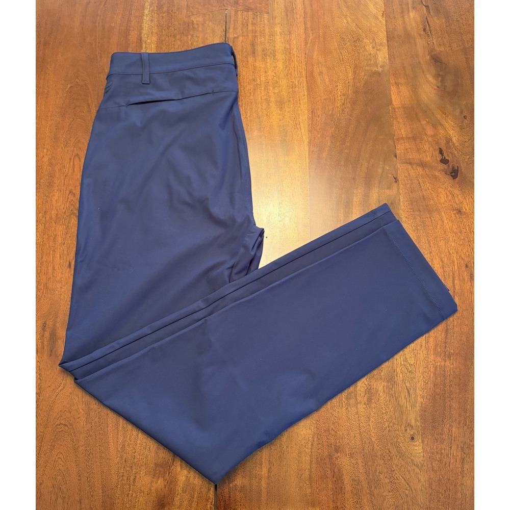Fabletics Slim Fit Pants The Don 5-Pocket Mens 34x34 (Fits 34x33) Deep Navy Golf